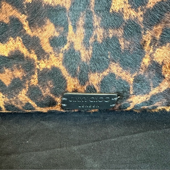 Jimmy Choo Varenne Tote Natural Degrade Leopard Print Pony Large Bag calf hair - Picture 8 of 8